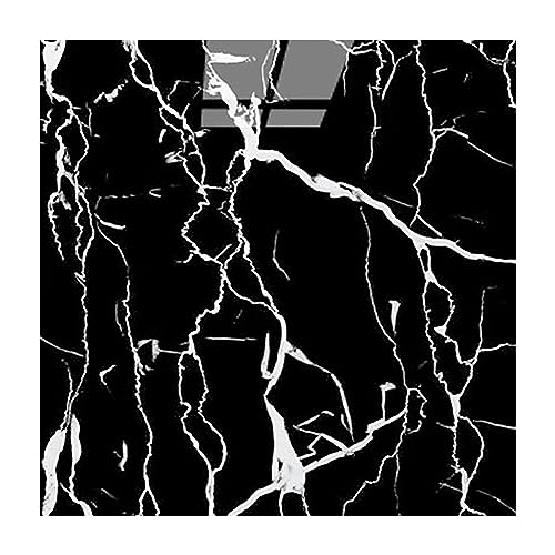 22 Stück Fliesenaufkleber Marmorierung,30x30cm Fliesen Aufkleber Wasserdicht Fliesenfolie Küche Selbstklebend Tapete Klebefolie Badezimmer (schwarz) von XLSBZ