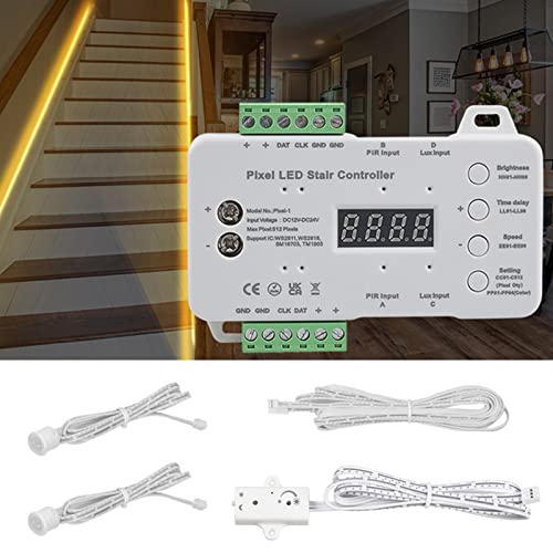 XLSBZ Treppenlichtsteuerung mit Bewegungssensor und Lichtsensor,Treppenlicht Controller, MARTL01509DE XLSBZ Treppenlichtsteuerung mit Bewegungssensor und Lichtsensor,Treppenlicht Controller, MARTL01509DE von XLSBZ