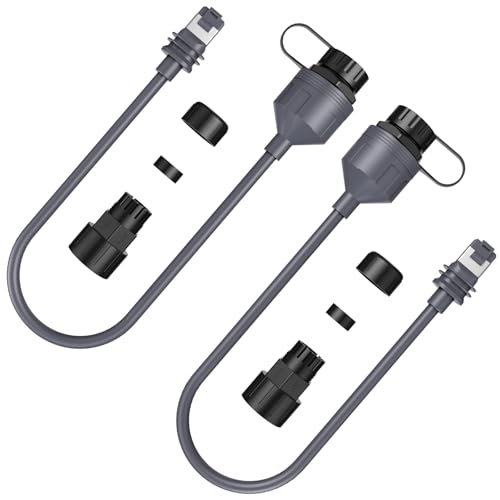 XLTTYWL Starlink Ethernet-Adapter Gen 3/Mini, wasserdichte Verlängerungs-Reparaturkupplung für Starlink Gen3 Standard SPX auf RJ45, kompatibel mit Starlink V3/Mini Dishy (2 Pack) von XLTTYWL