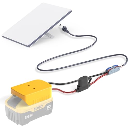 XLTTYWL Starlink Mini 12 V DC Stromkabel, Starlink Mini Akku Pack DC Stromkabel mit Sicherungen & Drahtklemmen Mini Starlink Zubehör Kompatibel mit Dewalt Akku von XLTTYWL