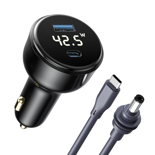 XLTTYWL Starlink Mini 12-V-Kabel – Star Link Mini-Auto-Zigarettenanzünderadapter und Gleichstromkabel 12 V-24 V mit Digitalanzeige, Ladekabel mit USB-Typ-C-Anschluss(3 m/10 Fuß) von XLTTYWL