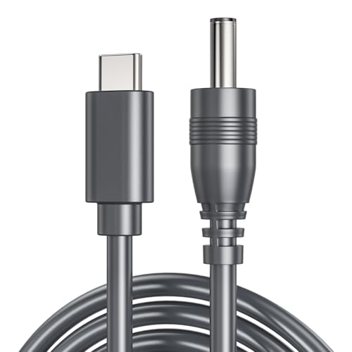 XLTTYWL Starlink Mini USB-C-zu-DC-Stromkabel, 100 W USB-Typ-C-Eingang zu wasserdichtem Ladekabel 18 AWG, funktioniert mit 60 W+ PD-Quelle, kompatibel mit 28 V PPS und 20 V PD（2M/6,5 FT） von XLTTYWL