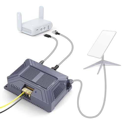 XLTTYWL Starlink V2 PoE-Injektor, 180 W 5 in 1 GigE Passiv & ESD-Schutz 12 V Starlink mit USB- und Typ-C-Stromausgang, SPX-Kabeladapter und Konverter DC 9-36 V/180 W für Starlink V2 Dishy XLTTYWL Starlink V2 PoE-Injektor, 180 W 5 in 1 GigE Passiv & ESD-Schutz 12 V Starlink mit USB- und Typ-C-Stromausgang, SPX-Kabeladapter und Konverter DC 9-36 V/180 W für Starlink V2 Dishy von XLTTYWL
