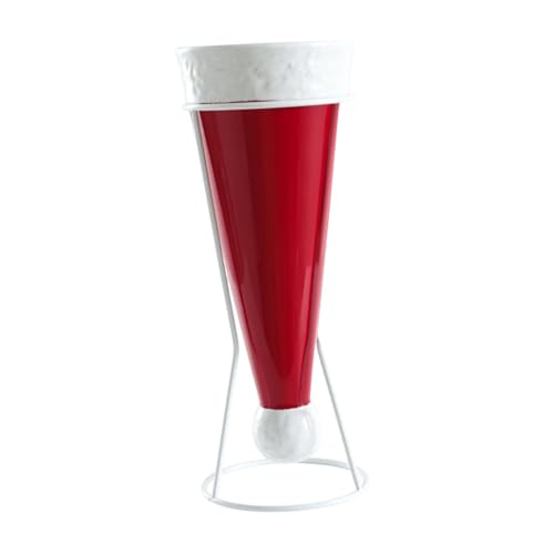 XLWLLNJ Blumen Vase Dekovase Weihnachtsmütze Blumentopf Außergewöhnliches Pflanzgefäß für Bücherregal Schlafzimmer Winterdeko Präsent, Rot XLWLLNJ Blumen Vase Dekovase Weihnachtsmütze Blumentopf Außergewöhnliches Pflanzgefäß für Bücherregal Schlafzimmer Winterdeko Präsent, Rot von XLWLLNJ