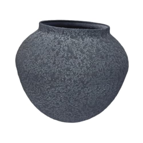 XLWLLNJ Blumenvase Aus Metall, Pflanzgefäß, Wabi, Dekorativer Nordischer Blumentopf, Blumentopf für Badezimmer, Schlafzimmer, Kaminsims, Bücherregal, Tischpla, 20cmx20cmx18cm XLWLLNJ Blumenvase Aus Metall, Pflanzgefäß, Wabi, Dekorativer Nordischer Blumentopf, Blumentopf für Badezimmer, Schlafzimmer, Kaminsims, Bücherregal, Tischpla, 20cmx20cmx18cm von XLWLLNJ