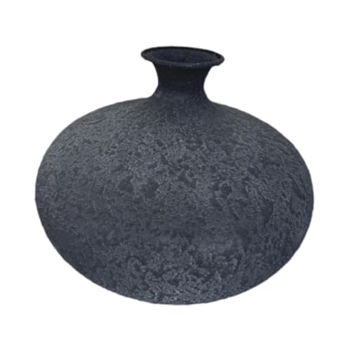 XLWLLNJ Blumenvase Aus Metall, Pflanzgefäß, Wabi, Dekorativer Nordischer Blumentopf, Blumentopf für Badezimmer, Schlafzimmer, Kaminsims, Bücherregal, Tischpla, 25cmx25cmx19cm XLWLLNJ Blumenvase Aus Metall, Pflanzgefäß, Wabi, Dekorativer Nordischer Blumentopf, Blumentopf für Badezimmer, Schlafzimmer, Kaminsims, Bücherregal, Tischpla, 25cmx25cmx19cm von XLWLLNJ