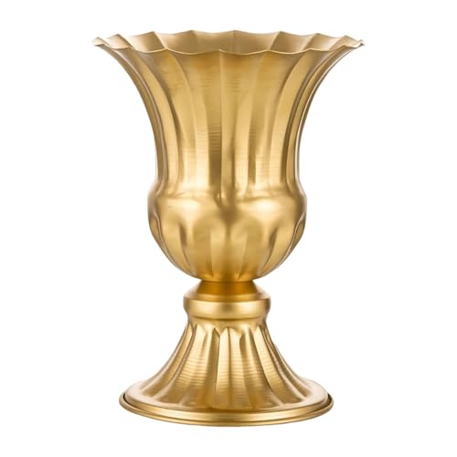 XLWLLNJ Blumenvase Stabile Eisen Vase Blumenbehälter Pflanzgefäß Kompakt Dekorativ Vielseitig für Wohnzimmer Schlafzimmer Schreibtisch Geschenk Hochzeit, Style D von XLWLLNJ