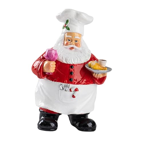 XLWLLNJ Dekorative Statue von Papa, Koch, Dekorative Figurensammlung, Weihnachtsdekoration, Tischdekoration für Bücherregal, Kamin, Büro, Holding A Goblet XLWLLNJ Dekorative Statue von Papa, Koch, Dekorative Figurensammlung, Weihnachtsdekoration, Tischdekoration für Bücherregal, Kamin, Büro, Holding A Goblet von XLWLLNJ
