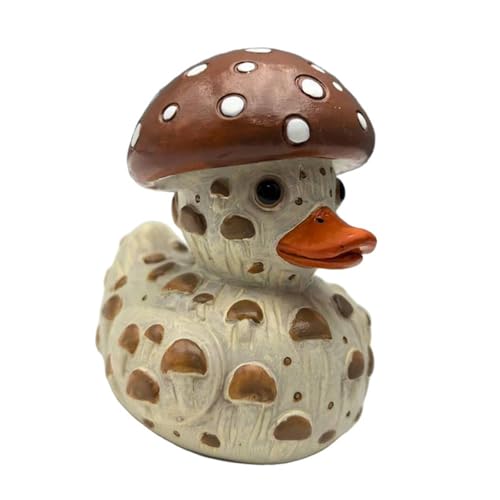 XLWLLNJ Entenfigur Als Gemüse Ente Eine Harzskulptur Und Dekofigur mit Skurrilem Charme Eine Künstlerische Tierstatue für Armaturenbrett Den Schreibtisch, Pilzente XLWLLNJ Entenfigur Als Gemüse Ente Eine Harzskulptur Und Dekofigur mit Skurrilem Charme Eine Künstlerische Tierstatue für Armaturenbrett Den Schreibtisch, Pilzente von XLWLLNJ
