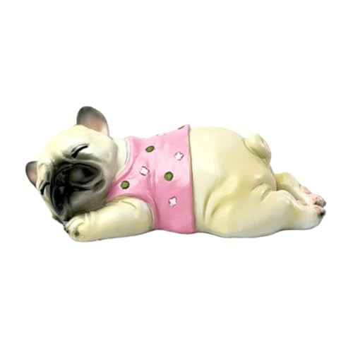 XLWLLNJ Garten Hundestatue Welpenfigur Hundefigur Harzskulptur mit Lebensechter Gestaltung für Eine Niedliche Atmosphäre für Wohnzimmer Und Regal, Bulldoggenstatue XLWLLNJ Garten Hundestatue Welpenfigur Hundefigur Harzskulptur mit Lebensechter Gestaltung für Eine Niedliche Atmosphäre für Wohnzimmer Und Regal, Bulldoggenstatue von XLWLLNJ