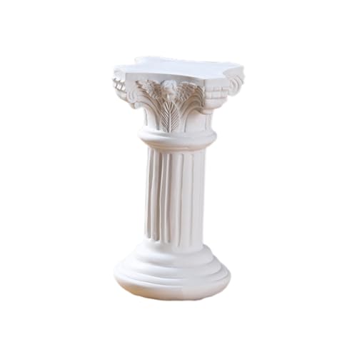 XLWLLNJ Römische Säule Podest für Statuen Miniatur Figur Kerzenhalter Im Griechischen Stil Wetterbeständiges Kunstharz für Den Innenbereich für Festliche Anl, Mehrfarbig, 5.8 cm X 5.8 cm X 11 von XLWLLNJ