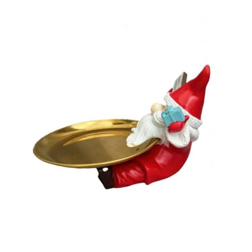 XLWLLNJ Weihnachtsmann Figur Als Weihnachtsdekoration Und Ornament Eine Lebendige Sammlerfigur Als Kunsthandwerk Aus Kunstharz für Die Dekoration von Schränke, mit Tablett XLWLLNJ Weihnachtsmann Figur Als Weihnachtsdekoration Und Ornament Eine Lebendige Sammlerfigur Als Kunsthandwerk Aus Kunstharz für Die Dekoration von Schränke, mit Tablett von XLWLLNJ