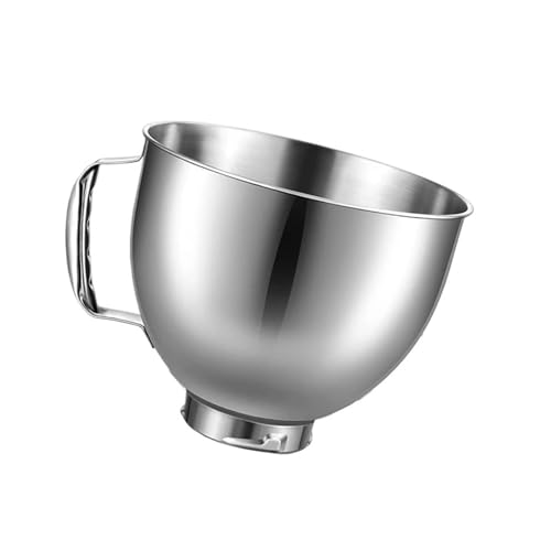 Mixer Bowl, 1-teilige Rührschüssel aus Edelstahl, kompatibel mit Kitchenaid Classic & Artisan Series 4,5–5 Quart Kippkopfständer,Stand Mixer Mixer Bowl, 1-teilige Rührschüssel aus Edelstahl, kompatibel mit Kitchenaid Classic & Artisan Series 4,5–5 Quart Kippkopfständer,Stand Mixer von XLYMTLSO