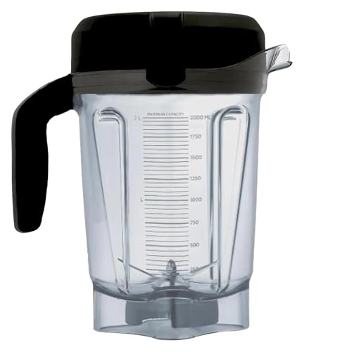 Replacement canister, Kompatibel mit Vitamix Mixerkrug, 64 oz, niedriges Profil, for 750, 5200, 5000, 6300, 7500, VM0102, VM0103, VM0197, E310,for Smoothies & Juices Replacement canister, Kompatibel mit Vitamix Mixerkrug, 64 oz, niedriges Profil, for 750, 5200, 5000, 6300, 7500, VM0102, VM0103, VM0197, E310,for Smoothies & Juices von XLYMTLSO