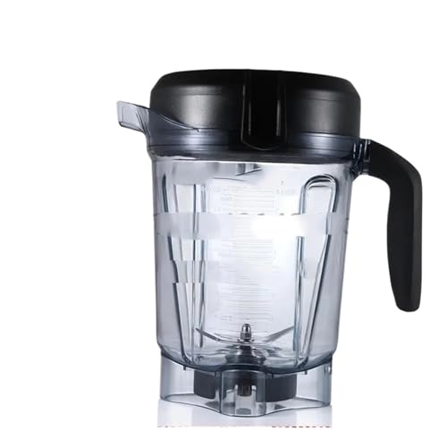 Replacement canister, Transparenter 2-Liter-Behälterbecher for Lebensmittelmixer mit Ersatzklingendeckel, passend for Vitamix 64oz-Zubehör,for Smoothies & Juices von XLYMTLSO