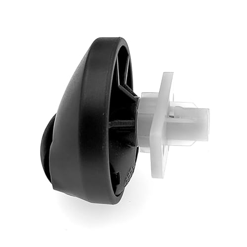 Rotating Wheel Robot, Ersatzräder, kompatibel mit Xiaomi, kompatibel mit Roborock S7/S7 MaxV/S7 Max Ultra, Lenkradmodul, Rollen, Staubsaugerzubehör,Universal Wheel Accessories(Black) von XLYMTLSO