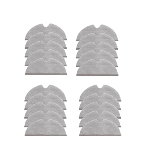 Vacuum Accessories, Abdeckung Waschbar Wischtücher Ersatz, Kompatibel for Roborock S5 S50 S51 S55 S6 MAXV MAX Staubsauger Zubehör,Replace The dust Cover(20pcs) von XLYMTLSO