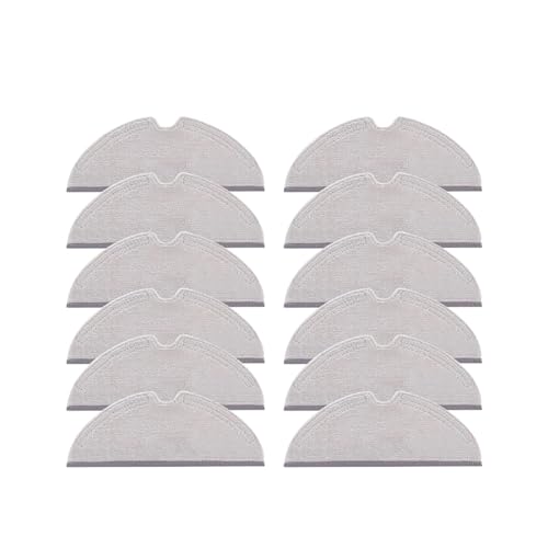 Vacuum Accessories, Wischpads, kompatibel mit Roborock S5S5 MaxS6S6 PureS6 MaxVQ5Q5 ProQ5 Pro+Q7Q7MaxQ8MaxQ8Max+ Ersatzteile, Stoffzubehör,Replace The dust Cover(E-12PCS) von XLYMTLSO