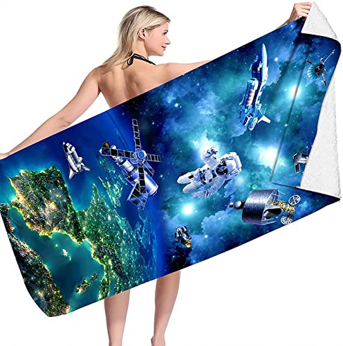 XLYYDS Mikrofaser Strandtuch Astronaut Groß 100x200 cm für Erwachsene, 3D Strandhandtuch Raumschiff Weiches Leicht Handtuch Schnelltrocknend Badetuch Sandfreies StrandtüCher XLYYDS Mikrofaser Strandtuch Astronaut Groß 100x200 cm für Erwachsene, 3D Strandhandtuch Raumschiff Weiches Leicht Handtuch Schnelltrocknend Badetuch Sandfreies StrandtüCher von XLYYDS