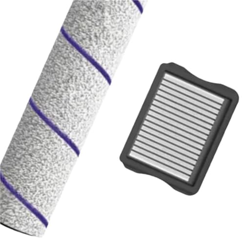 XLZACDMB Ersetzen Sie Den Rollenbürstenfilter Ihres Staubsaugers, Kompatibel Mit Rowenta, X-Clean 10, Teilen des Rollenbürstenfilters for Trocken- Und Nassstaubsauger.(1 Roller 1 Filter) von XLZACDMB
