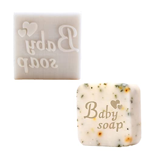 XLZSP Handgemachter Seifenstempel Weiße Harz Seife Weihnachtsbaum Seife DIY Stempel Siegel Naturharz Handgemachte Form DIY Geschenk (Baby) von XLZSP