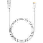 XLAYER 214091 1 x USB A Stecker auf 1 x Apple Lightning Stecker Lade- und Sync-Kabel 1 m Weiß von XLayer