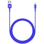 XLAYER 214092 1 x USB A Stecker auf 1 x Apple Lightning Stecker Lade- und Sync-Kabel 1 m Blau von XLayer