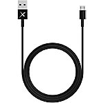 XLAYER 214095 1 x Micro USB A Stecker auf 1 x USB A Stecker Kabel 1m Schwarz von XLayer