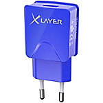 XLAYER 214113 USB-Netzteil Blau von XLayer