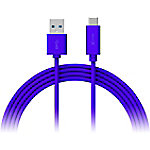 XLAYER 214347 1 x USB C Stecker auf 1 x USB Stecker Kabel 1m Blau von XLayer