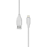 XLAYER 217076 1 x USB Stecker auf 1 x Apple Lightning Ladekabel 1,5m Silber von XLayer