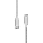 XLAYER 217086 1 x USB C Stecker auf 1 x USB Stecker Ladekabel 1,5m Silber von XLayer