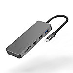 XLAYER USB-Hub 219045 6-in-1 Grau von XLayer