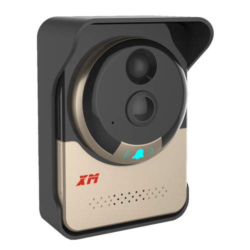 XM-FAMILY Video-Türsprechanlage 2,1 MP Nachtsicht 360-Grad-Winkel Lithium-Akku von XM-FAMILY