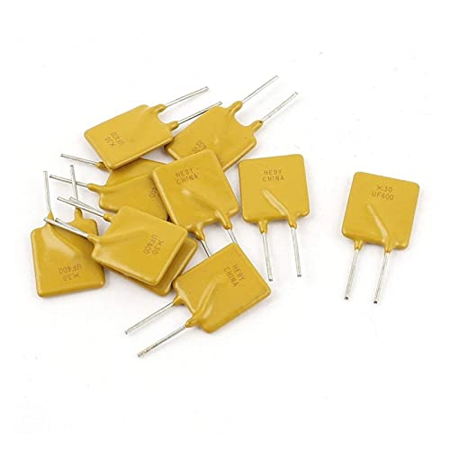 Sicherung, 500 Stück PPTC-Stecker in Selbstwiederherstellungssicherung RUEF400 30 V 4 A 4000 MA Versicherungsrohr-Schutzrohr-Wiederherstellbare Sicherung von XMAFRJIO
