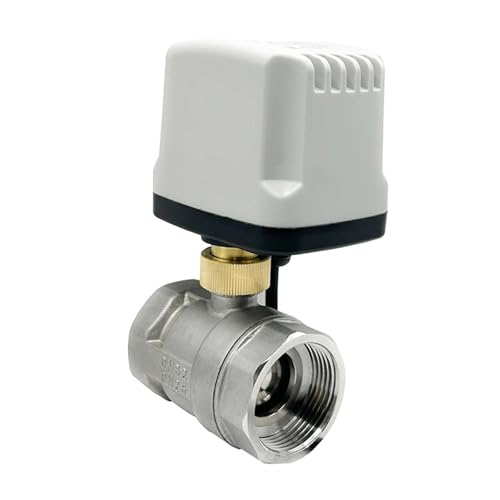 XMAFRJIO 1/2" 3/4" 1" 2" 3S Quick Opening Normally Closed Stainless Steel Motorized Valve 220V 12V 24V 2-Wire Electric Ball Valve(2",12VDC_CR04K) von XMAFRJIO