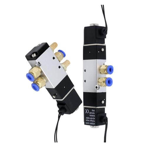 XMAFRJIO 1 Pcs 4V110-06 Zwei-Position Fünf-Weg 4V120-06 Zylinder Control Magnet umkehr Ventil 4V130-06 Magnetventil(4V110-06,DC24V) von XMAFRJIO