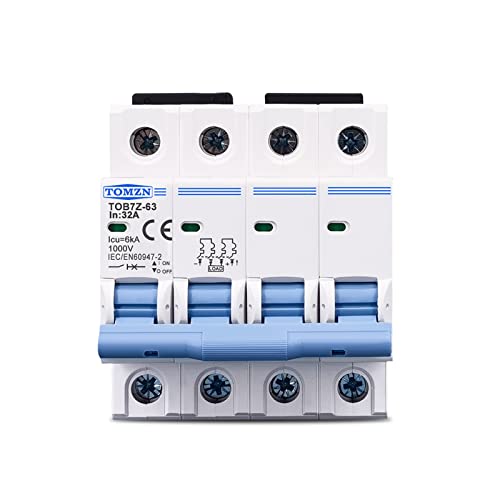 XMAFRJIO 4P DC MCB 1000V Solar PV System Mini Leistungsschalter 3A 6A 10A 16A 20A 25A 32A 40A 50A 63A DC MCB(50A) von XMAFRJIO