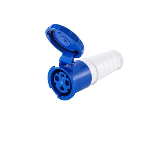 XMAFRJIO 63A IP67 3P/4P/5Pin Industriestecker und -buchse Elektrischer Anschluss Wandsteckdose Männlich & Weiblich Stecker(3P 63A Coupler) von XMAFRJIO