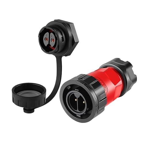 XMAFRJIO YM20 M20 Aviation 2 3 4-poliger IP67 wasserdichter Kunststoff-Stecker-Buchsen-Stromanschluss for die Drohnen-Schifffahrts- und Bergbauindustrie(2pin Set) von XMAFRJIO