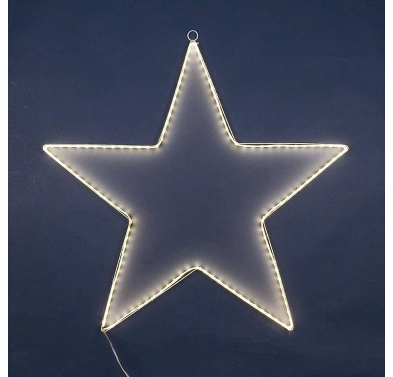XMAS KING LED Fensterbild Silhouette Stern 150er SMD LED Stripe warmweiss 64 von XMAS KING