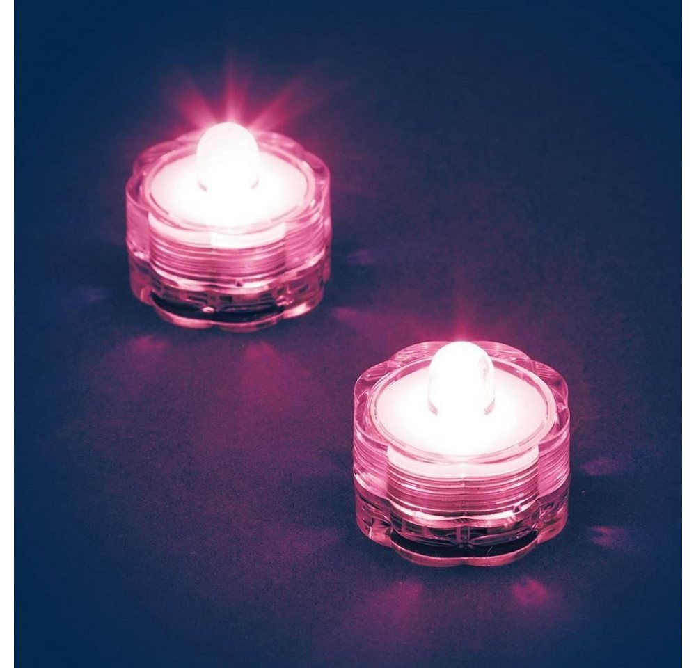 XMAS KING Teelicht LED-Teelicht 2er Set pink / rosa Wasserdicht Batterie außen innen 0683 XMAS KING Teelicht LED-Teelicht 2er Set pink / rosa Wasserdicht Batterie außen innen 0683 von XMAS KING