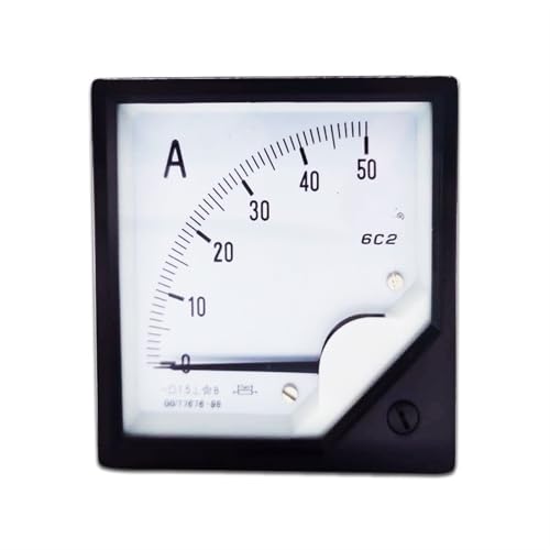 6C2 5A 10A 30A 50A 100A 300A/75mV DC Strom Analog Amperemeter Gauge Pointer Panel Meter 80x80mm mit Shunt 1Pcs(DC500A(75mV)) von XMDHLTVQ