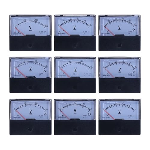 DC Analog Panel Volt Spannung Meter DH-670 Voltmeter Gauge 300V Mechanische Voltmeter 1Pcs von XMDHLTVQ