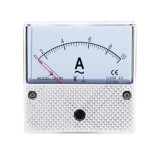 DH-80 AC Analog Amperemeter 50A Zeiger Meter Strom Meter 1Pcs von XMDHLTVQ