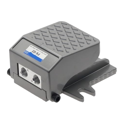 Legierung 1/4 Eins In Eins Out Luft Pneumatisches Pedalventil Fußschalter 2 Wege 2 Positionen FV-02 0,15~0,8 MPa 1 Stück(FV-02 PC6mm) von XMDHLTVQ