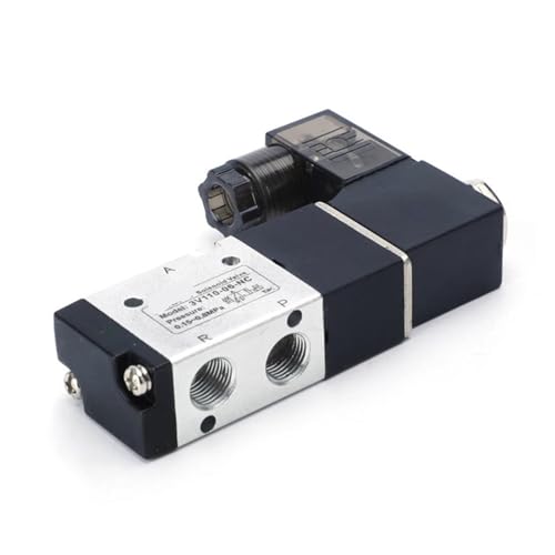 Pneumatisches Magnetventil 3V210-08 DC12V DC24V AC110V AC220V 3-Wege-2-Positionen-Luftwegeventil Gasmagnetventil 1St(3V210-08,AC 220V) von XMDHLTVQ