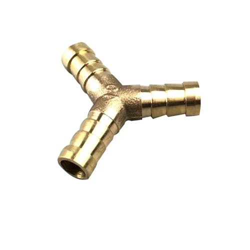 Schlauch Kupfer Pagode Wasserrohr Armaturen Messing Barb Rohr Fitting 2 3 4 Weg Messing Stecker 1Pcs(Y-3-way,OD 16MM) von XMDHLTVQ