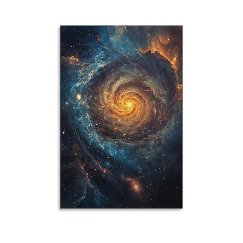 XMHMYHZJ Cosmic Whirlpool Wandkunst, Spiralende Galaxien in einem unendlichen Vortex, moderne Dekoration, hängendes Kunstposter, 20 x 30 cm XMHMYHZJ Cosmic Whirlpool Wandkunst, Spiralende Galaxien in einem unendlichen Vortex, moderne Dekoration, hängendes Kunstposter, 20 x 30 cm von XMHMYHZJ