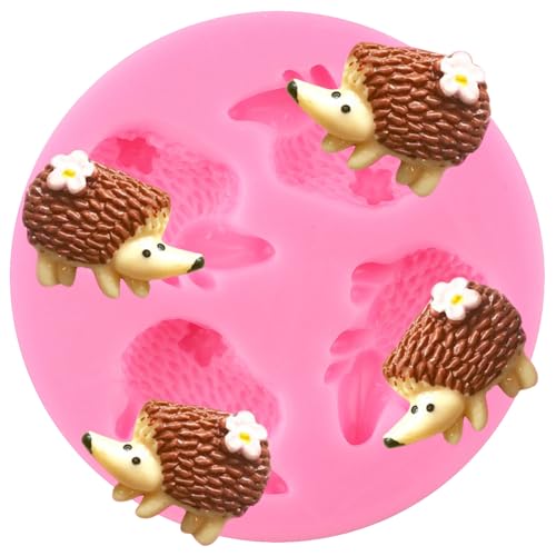 XMOLDNMS Igel Silikonform Igel Schokolade Fondant Formen für Kuchen Dekoration Cupcake Topper Süßigkeiten Polymer Clay Gum Paste von xmoldnms